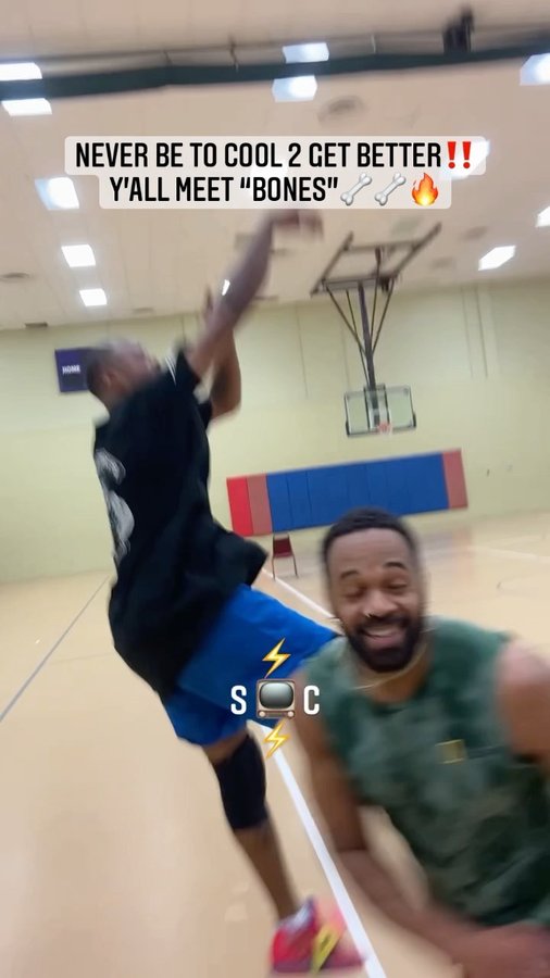 Instagram post by @believeinbonez for House of Highlights. Caption reads: Can’t Lose if u working 2 get Better 🗣 Good 1s....