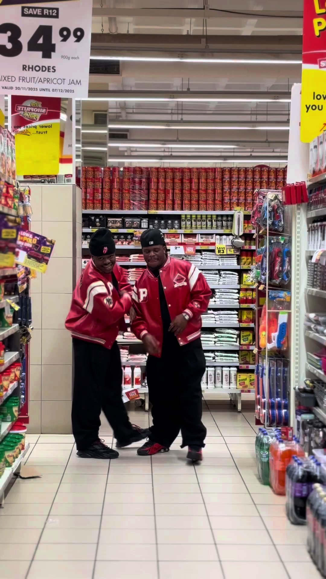 TikTok post by @dubetwiinz for Shoprite SA. Caption reads: @Shoprite South Africa BLACK FRIDAY IS HERE! 🤑 4....