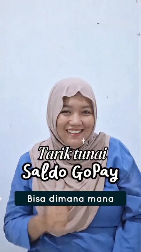Instagram post by @ikelesss for GoPay Indonesia. Caption reads: [...] udah bisa langsung tarik tunai🥰....