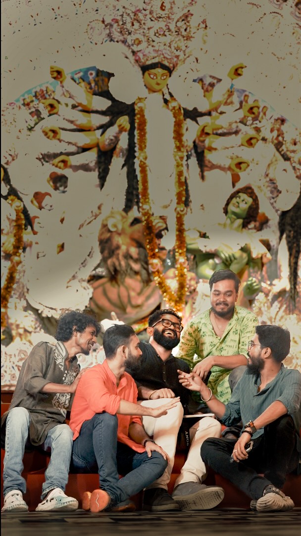 Instagram post by @behaya__ for Tata Motors. Caption reads: Durga Puja is not just a celebration, it’s....