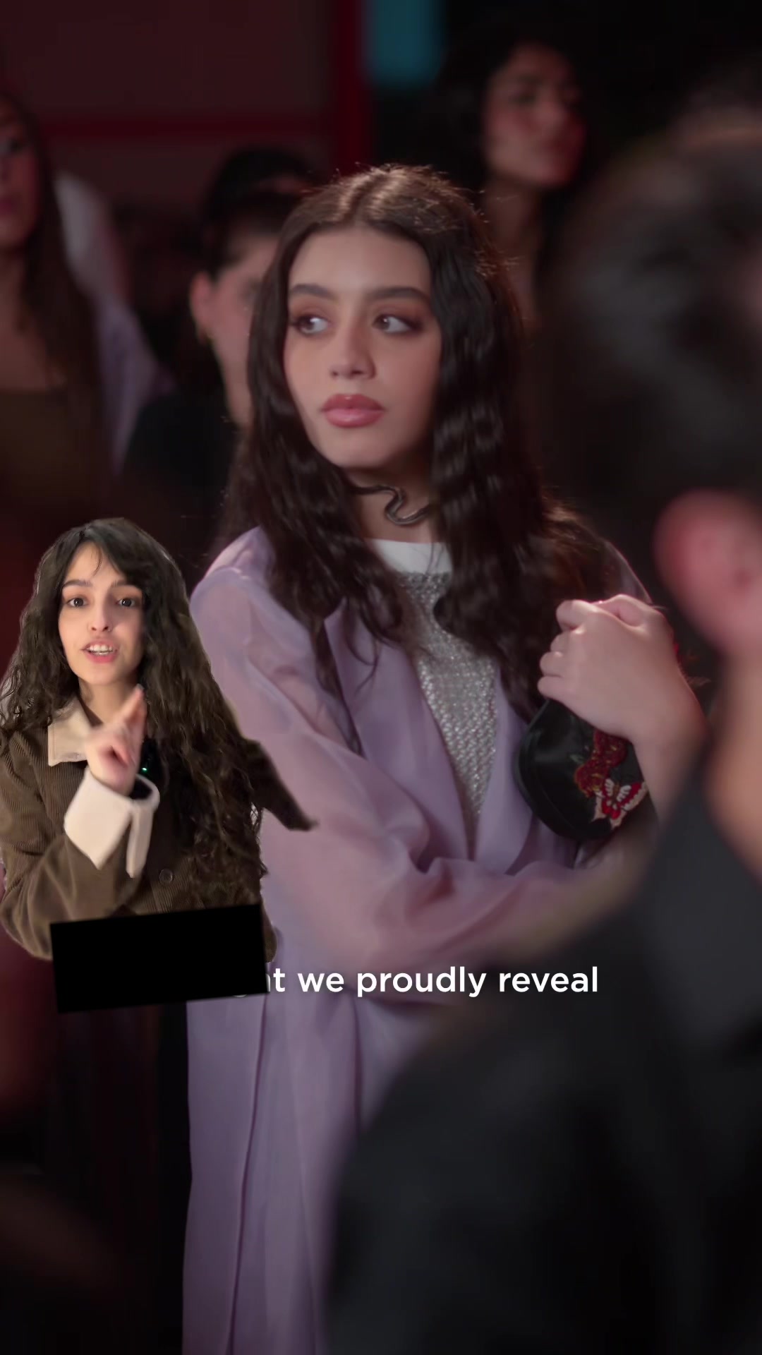 TikTok post by @leen._alshehri for Maybelline Arabia. Caption reads: [...] مسلسل +ميكاب = أحلى كومبو 💄🎬 @Maybelline....