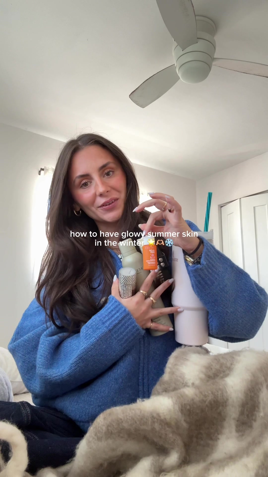 TikTok post by @lillyybearrr for Pacifica Beauty. Caption reads: My @pacificabeauty Glow Baby Booster Serum mini....