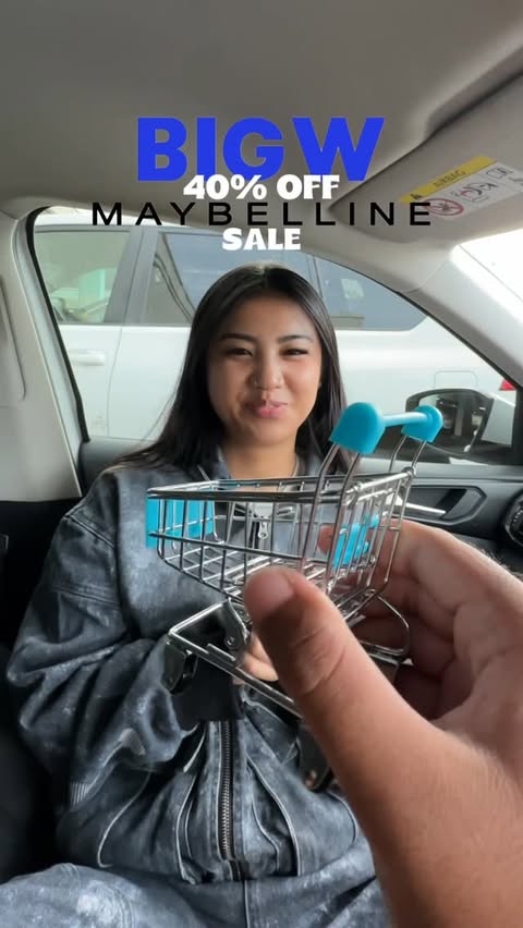 Instagram post by @trinitynquyen for Maybelline Lebanon. Caption reads: the real challenge was leaving the Maybelline....