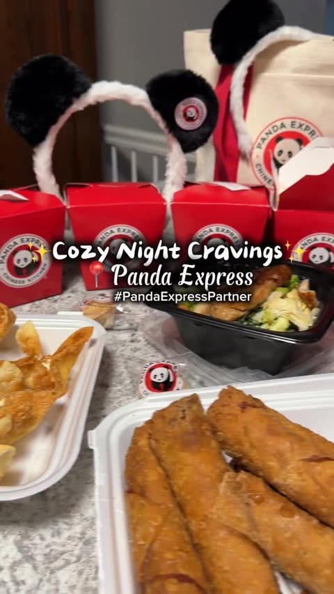 Instagram post by @juliameganky for Panda Express. Caption reads: #pandaexpresspartner 
There’s something about the....