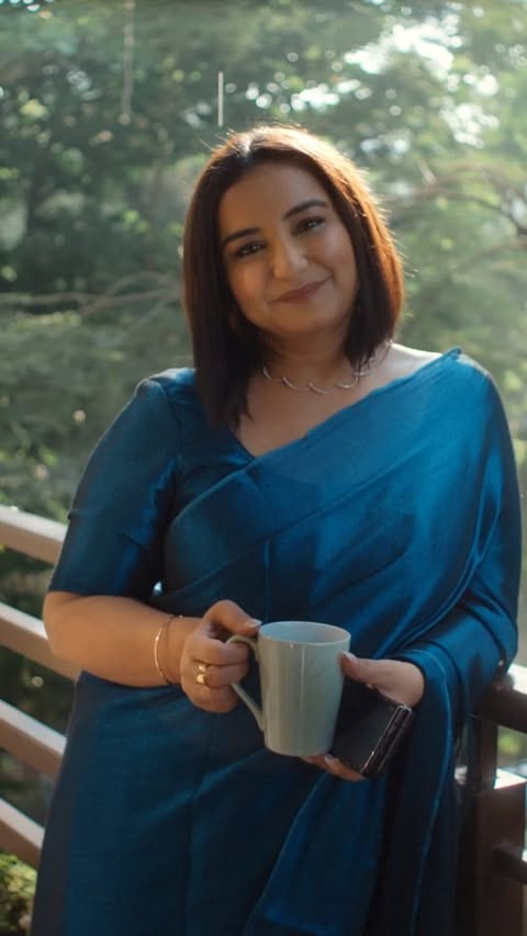 Instagram post by @divyadutta25 for Tanishq. Caption reads: [...] perspective, every one of #HerChoice.....