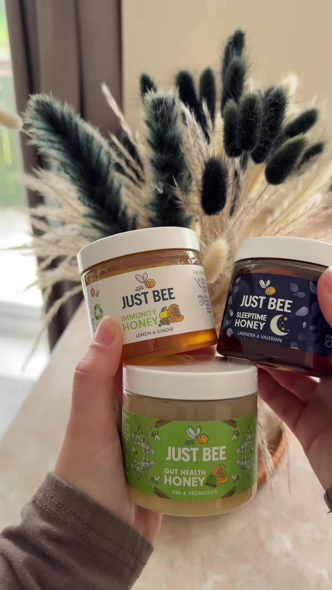 TikTok post by @michaalouisee3 for Just Bee Honey. Caption reads: [...] all in one simple daily routine ✨ @Just Bee....