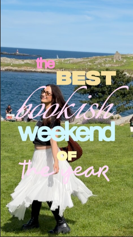 Instagram post by @dalkeybookfestival for FIAT. Caption reads: [...] a weekend at @dalkeybookfestival with....