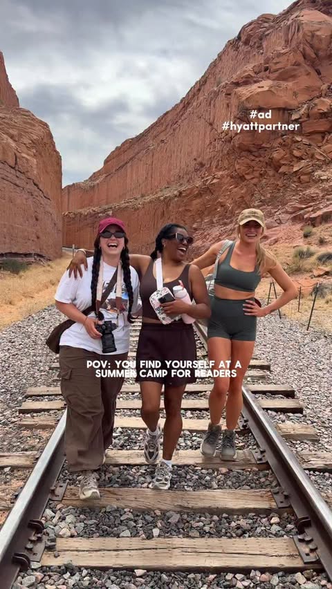 Instagram post by @klub.kaylah for Hyatt. Caption reads: #ad #hyattpartner I’m already missing Camp....