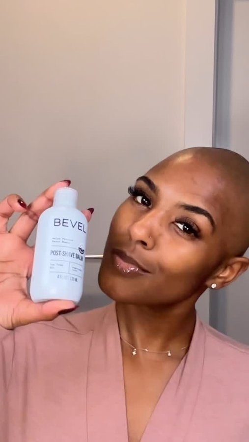 Instagram post by @daionbrewche for Bevel. Caption reads: [...] sensitive skin, I can appreciate that....