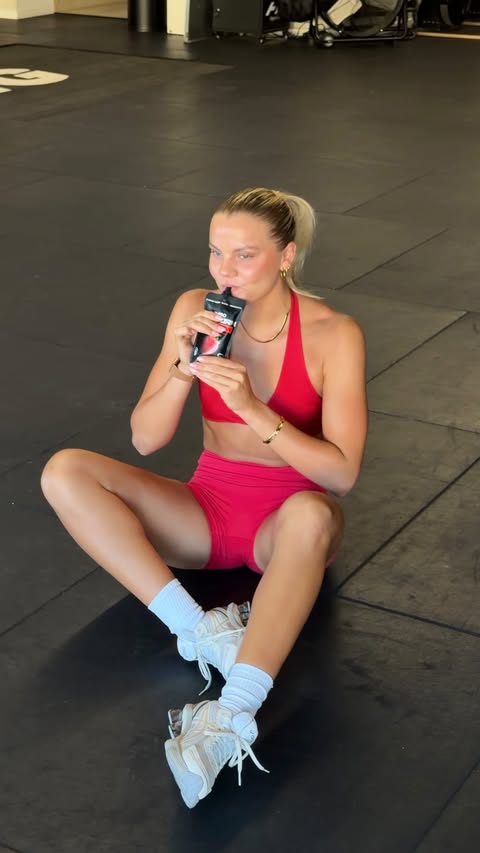 Instagram post by @lilysharpfit for YoPRO. Caption reads: [...] matters too. I’ve been loving the new....