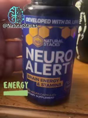 TikTok post by @nellievs_mama for Natural Stacks. Caption reads: @Natural Stacks #naturalstacks #neuroalert [...].