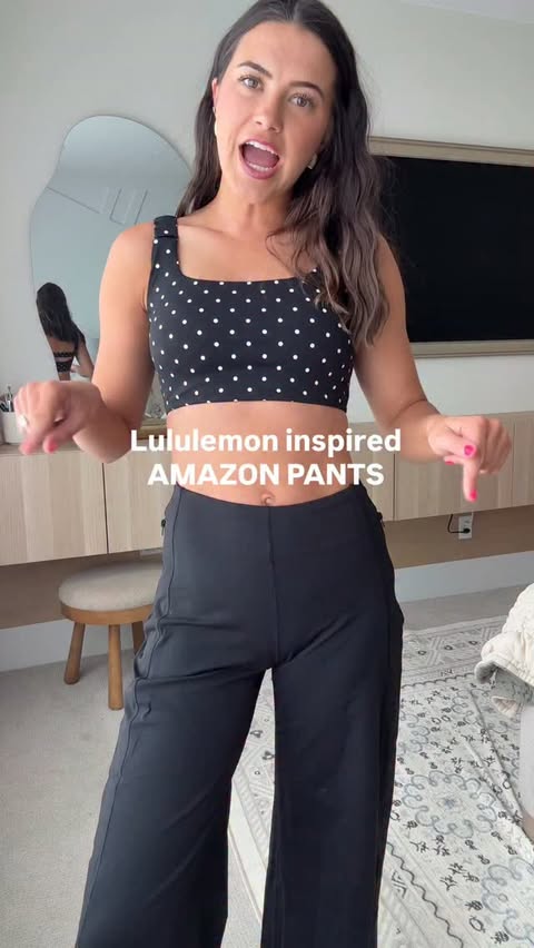 Instagram post by @alyssakatejohnson for Qinsen. Caption reads: [...] #ad #amazonfashionfinds #lookforless #qinsen....