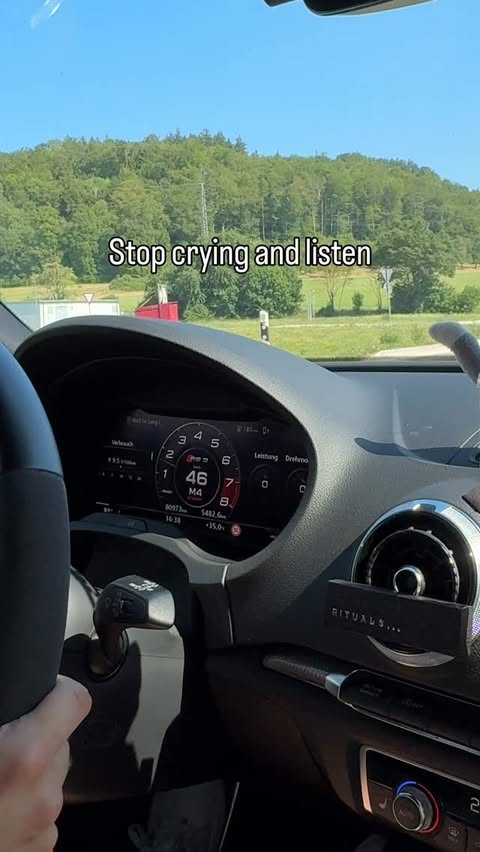 Instagram post by @audi.club.de for Audi. Caption reads: „E“ like easy 👌🏼 • AUDI ABT RS3 non OPF •....
