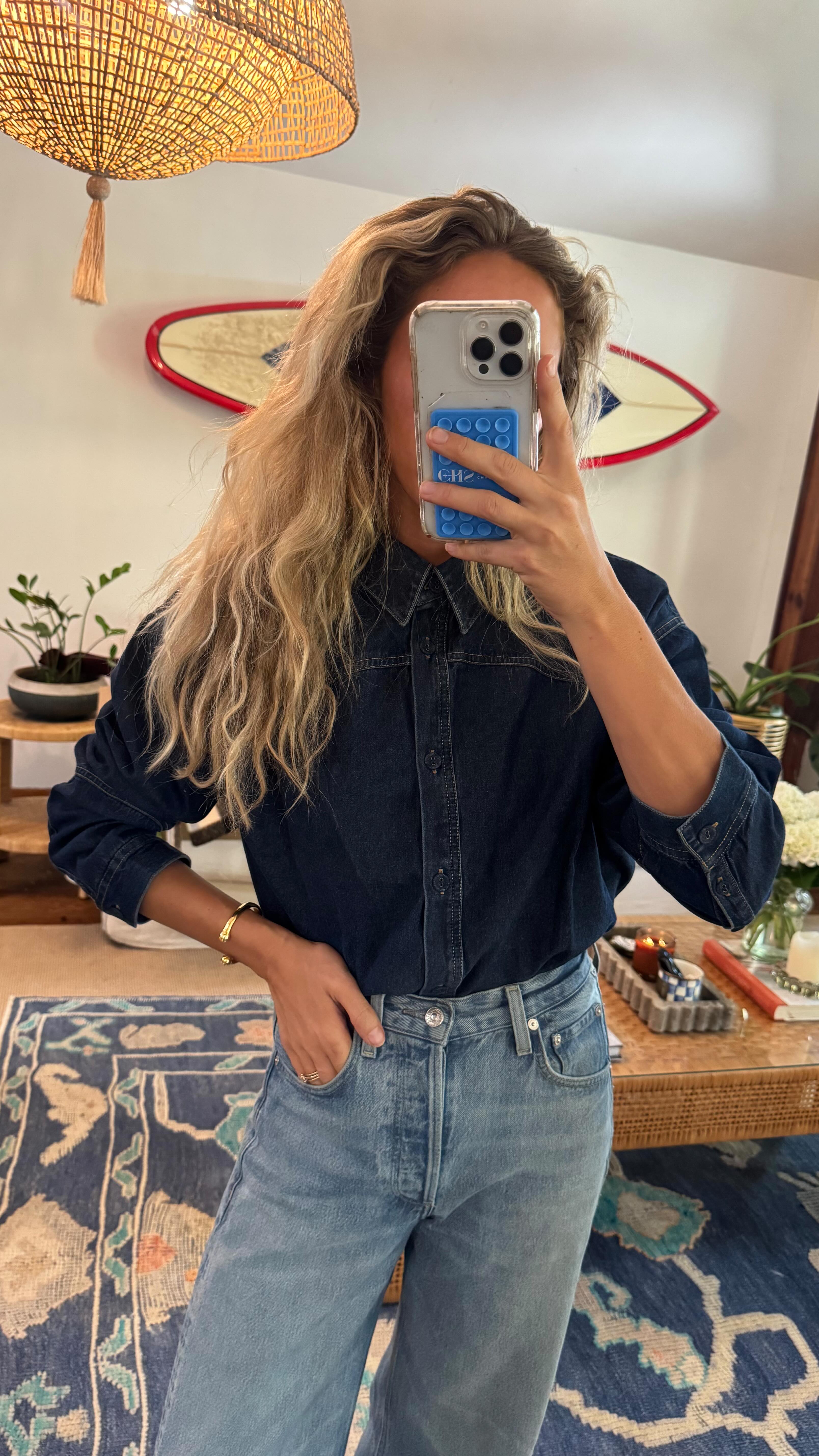 Instagram post by @kc_doubletake for French Connection. Caption reads: 30% off all of these fall pieces from....