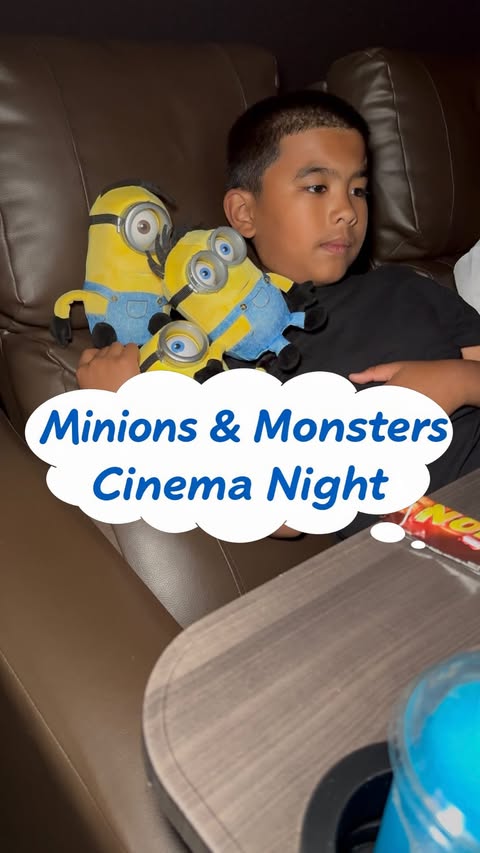 Instagram post by @miaandjordan_inlondon for Argos. Caption reads: Minions & Monsters Out Now In Cinemas & We Took....