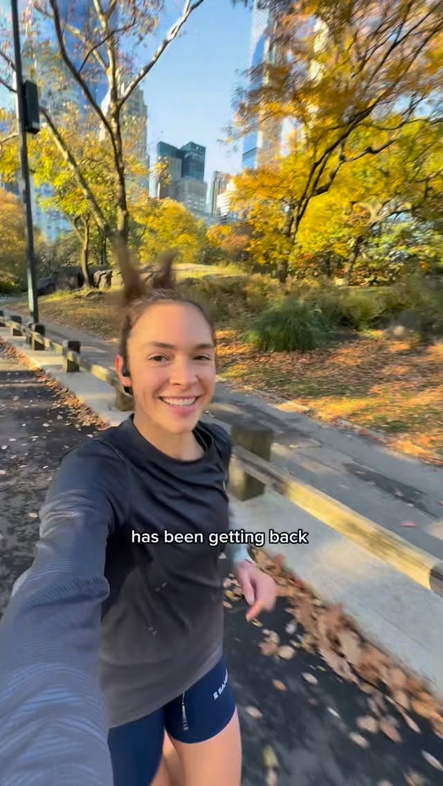 Instagram post by @fastandflow_ for Shokz. Caption reads: #ad Getting back into a routine with @shokzusa....