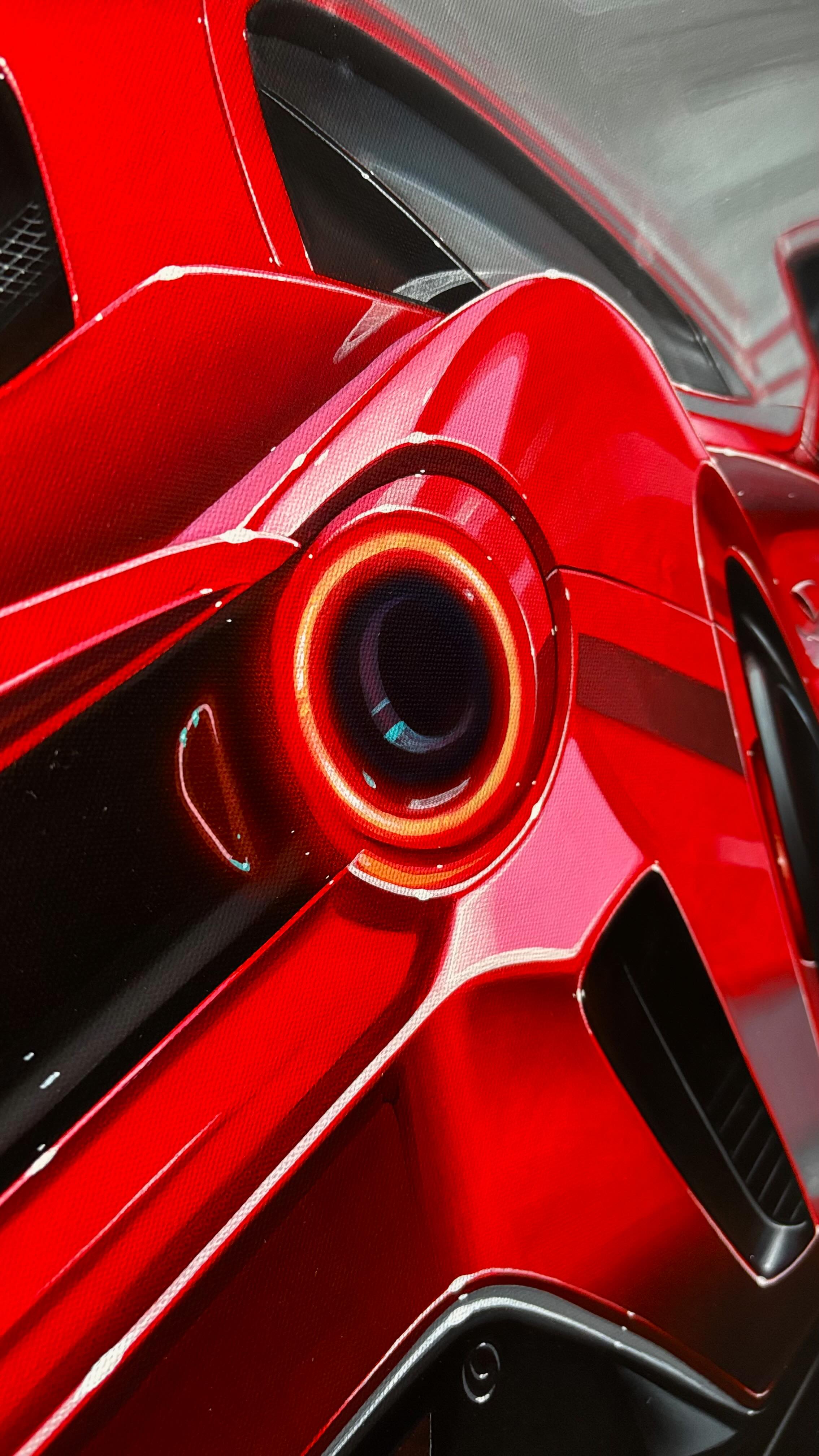 Instagram post by @pinstripe_chris for Ferrari. Caption reads: Like driving in a video game 🎮

Ferrari 488 Pista....