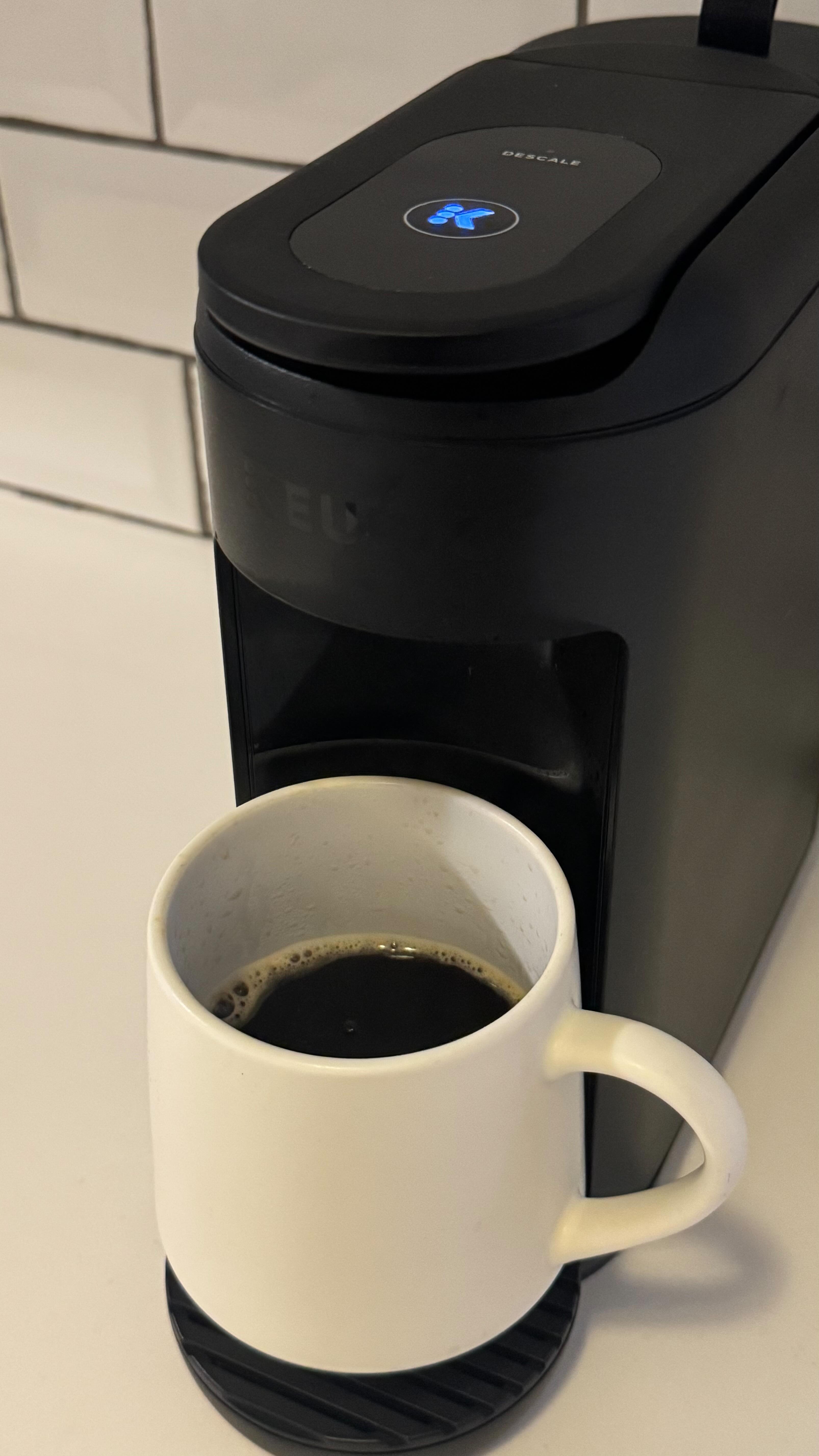 Instagram post by @zoeapple_ for Keurig. Caption reads: #ad the new @keurig K-Mini Mate coffee maker is....