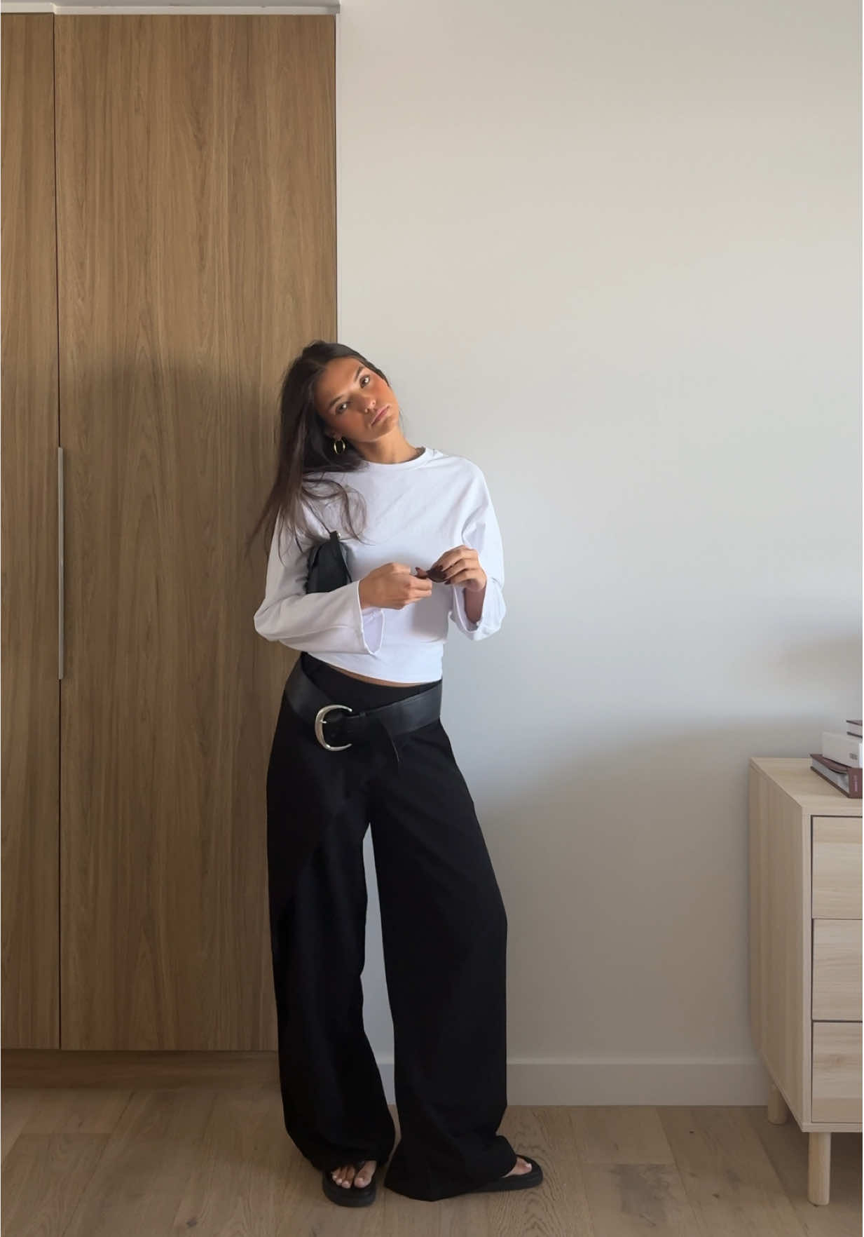 TikTok post by @mia.croft for Glassons. Caption reads: style an outfit with me @Glassons #glassons .