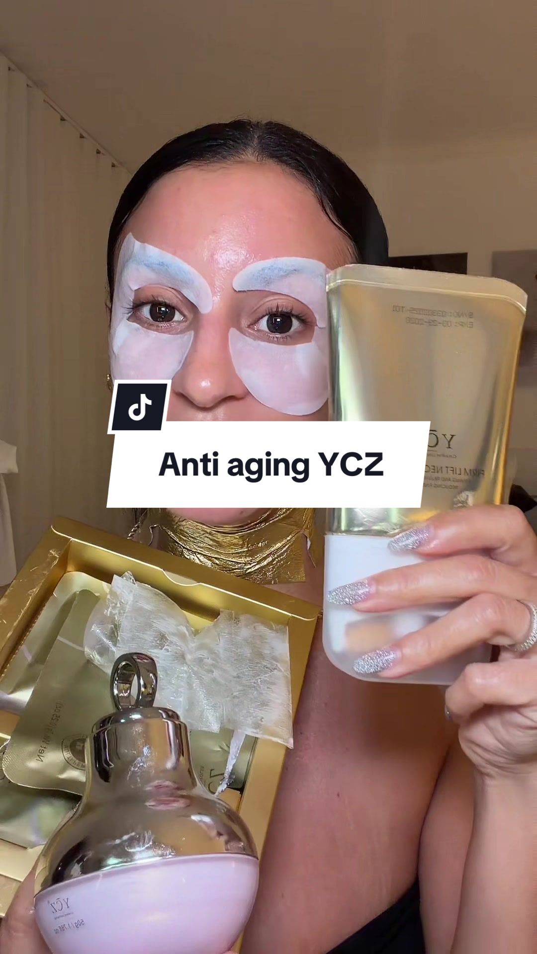 TikTok post by @tuti.fit for YCZ Beauty Care Depot. Caption reads: Amo amo !! @YCZ Beauty Care Depot #ycz....