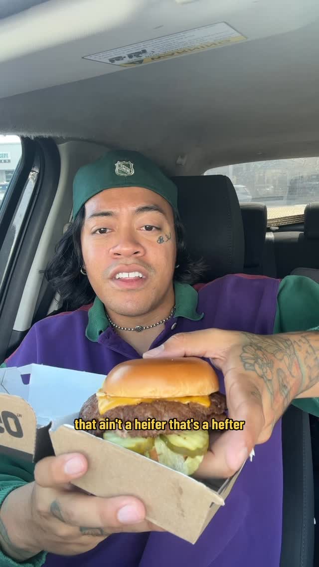 Instagram post by @hungry4munchies for Buffalo Wild Wings. Caption reads: Trying a Buffalo Wild Wings Burger!.