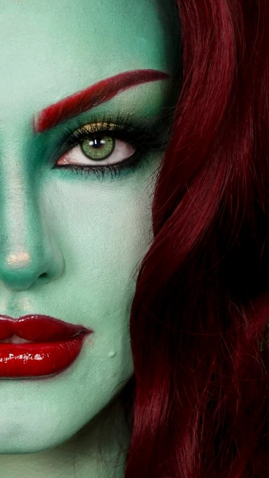 Instagram post by @byhazelj for Kaleidos Makeup. Caption reads: Day 2 of Halloween makeup: done ✔️ 

*some....