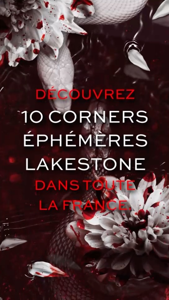 Instagram post by @sarahrivens for Fnac. Caption reads: Entrez dans la nouvelle ère Lakestone ! 🐍
 
À....