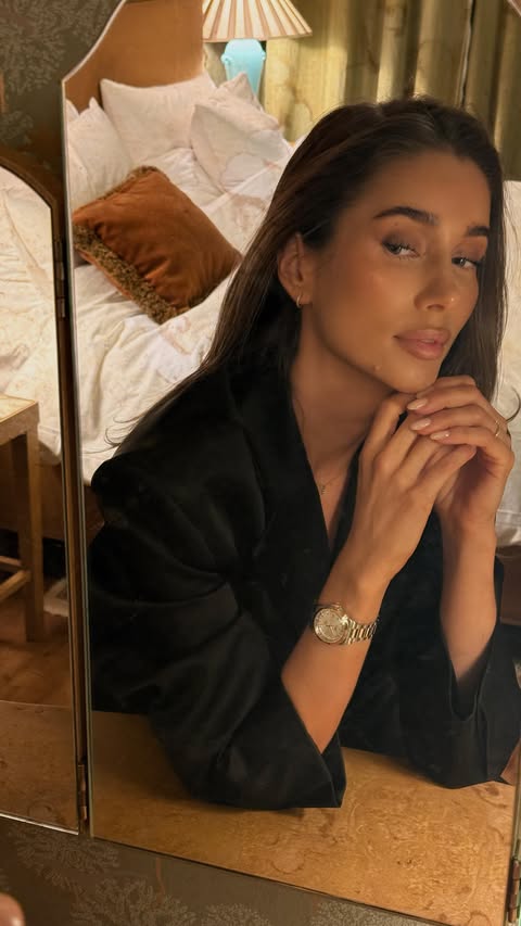 Instagram post by @emilietommerberg for Longines. Caption reads: Ad. Unwrapping a timeless classic✨The @longines....