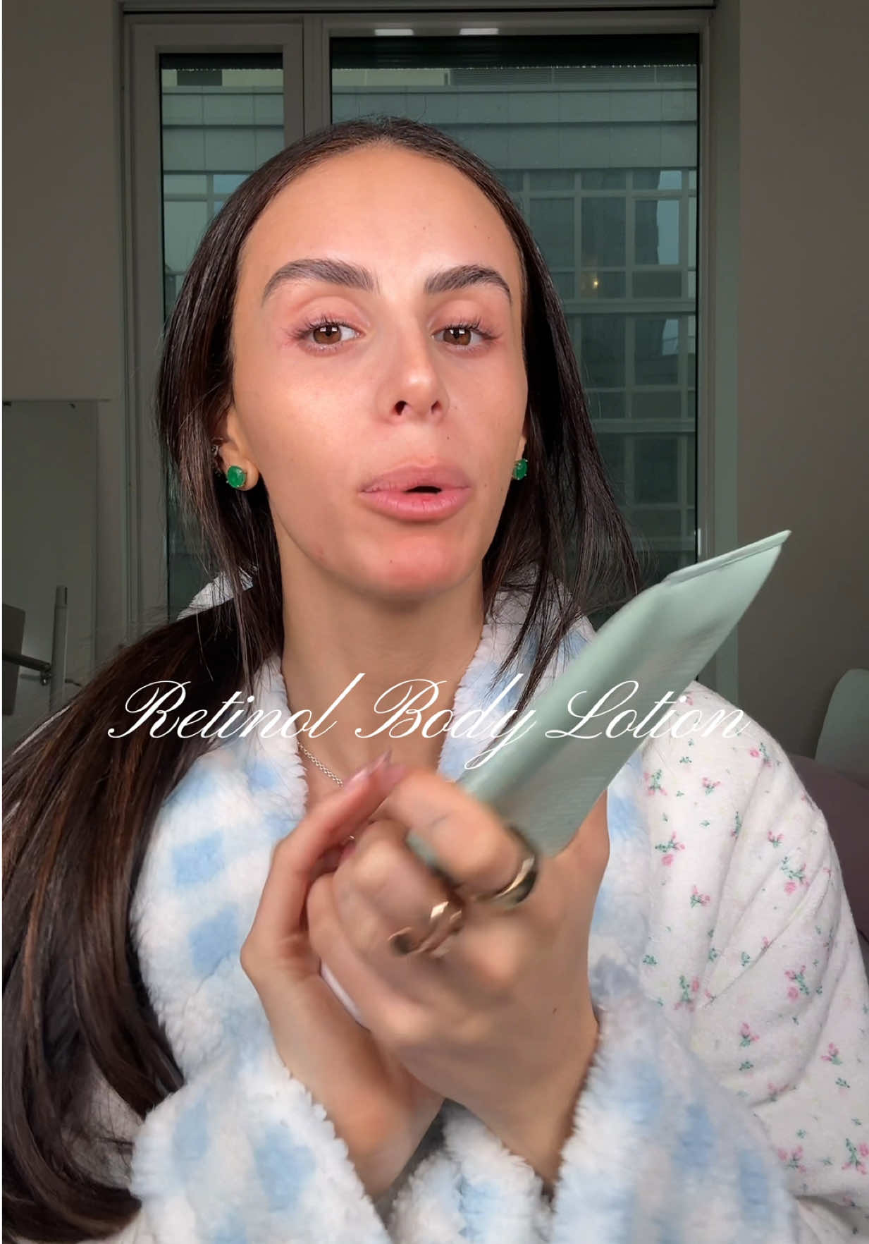 TikTok post by @lauragalebe for Saltair. Caption reads: You know I love a good glow-up product, and the....