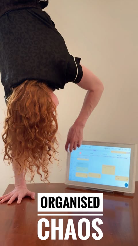 Instagram post by @oliviavivian for Skylight Frame. Caption reads: I can flip, fly, run and lift heavy things… but....