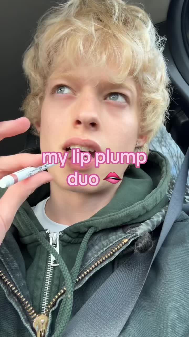 TikTok post by @tomiguunn for Chaddy Cosmetics. Caption reads: they last so long too 😭 #lipduo #chaddy....