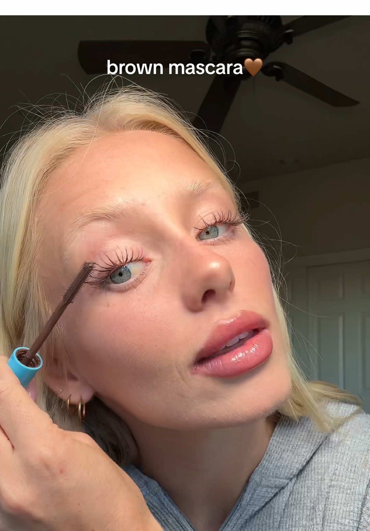 TikTok post by @jacquefoss for Babe Original. Caption reads: brown mascara🤎 love this one by @Babe Original....