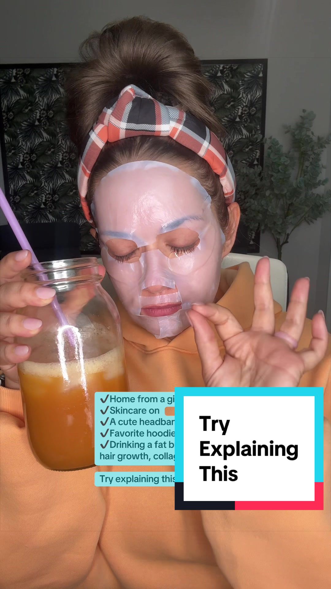 TikTok post by @getlivbeauty for Obvi. Caption reads: [...] Shop @AdornedLLC @God’s Love Overcomes @Obvi....