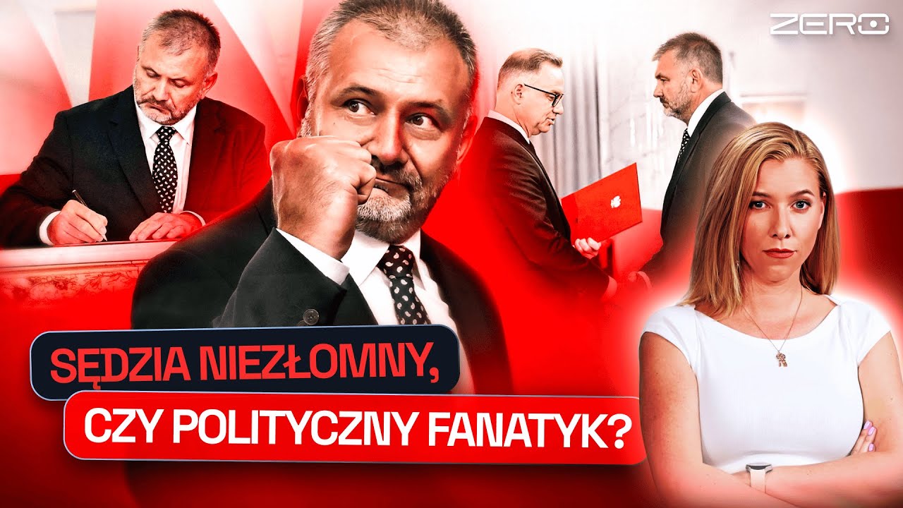 YouTube post by @KanalZeroPL for STS. Caption reads: WHO IS MINISTER ŻUREK AND WHY DOES HE AROUSE....