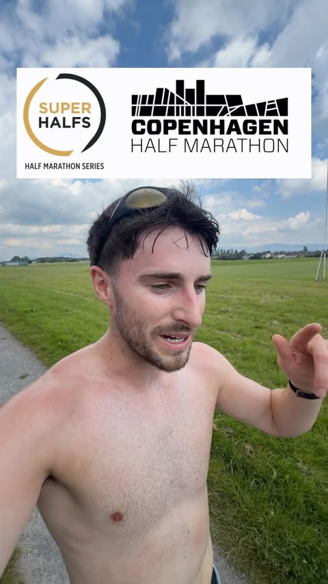 Instagram post by @seanhill_13 for Runna. Caption reads: [...] my next race will be the @cphhalf with....