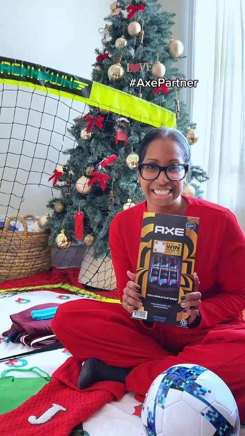 Instagram post by @nycmamaplus2 for AXE. Caption reads: #AxePartner ⚽️ As an official sponsor of the [...].