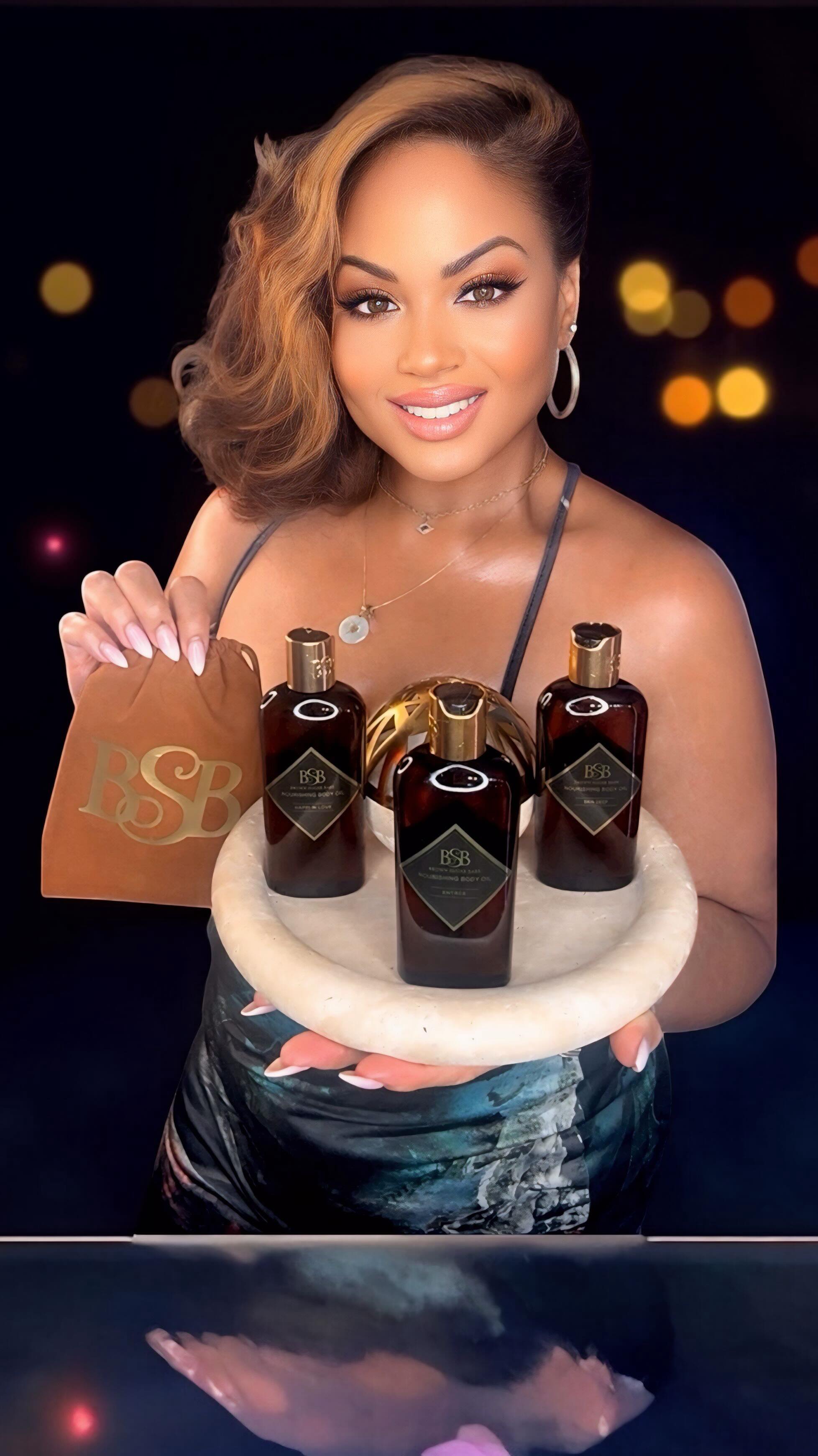 Instagram post by @pinkazucar for Brown Sugar Babe. Caption reads: There’s a new collection from @brwnsugarbabe and....