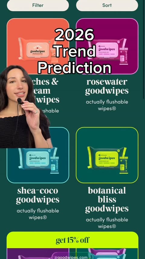 Instagram post by @glowupu for goodwipes. Caption reads: @goodwipes are exactly what’s missing from your....