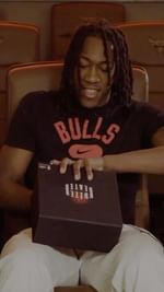 Instagram post by @ayodos_11 for Tissot USA. Caption reads: Nobody celebrates a Buzzer Beater like @Tissot.US!....