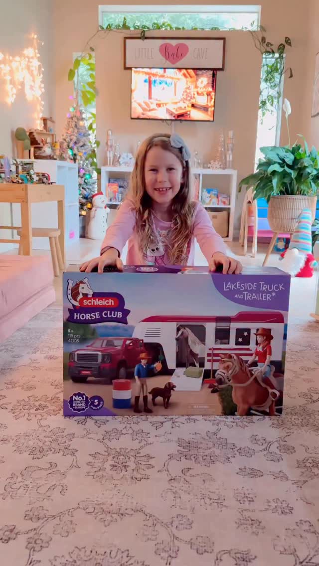 Instagram post by @nikki.vs for Schleich. Caption reads: #ad Fall in love with the all-new schleich® Horse....