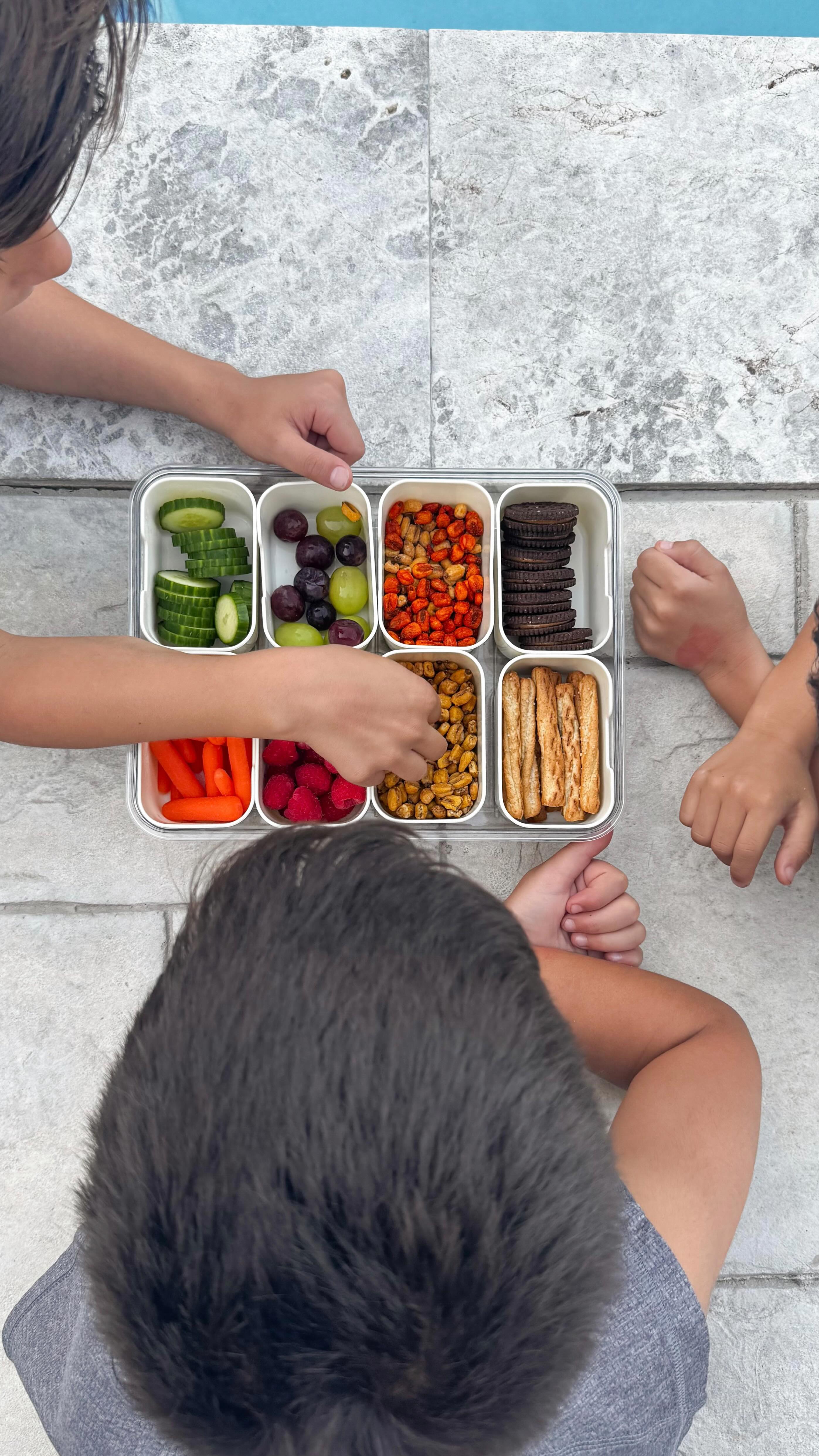 Instagram post by @thefleiteslife for LOVE CORN. Caption reads: Restocked and ready for the week ahead!
I added....