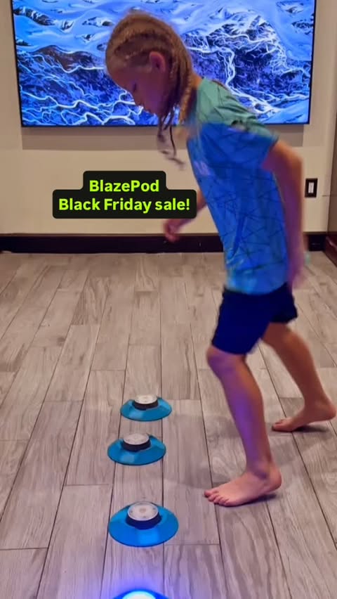 Instagram post by @volar.sport for BlazePod. Caption reads: BLAZEPOD BLACK FRIDAY SALE! 🦁 ⚽️ 

I’m teaming....