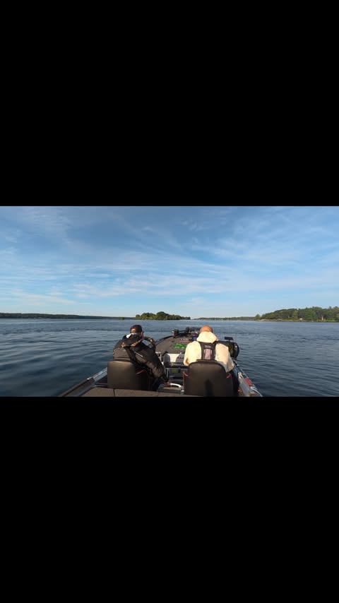 Instagram post by @zackbirgefishing for Mercury Marine. Caption reads: [...] | #BassCatBoats | #CougarFTD |....