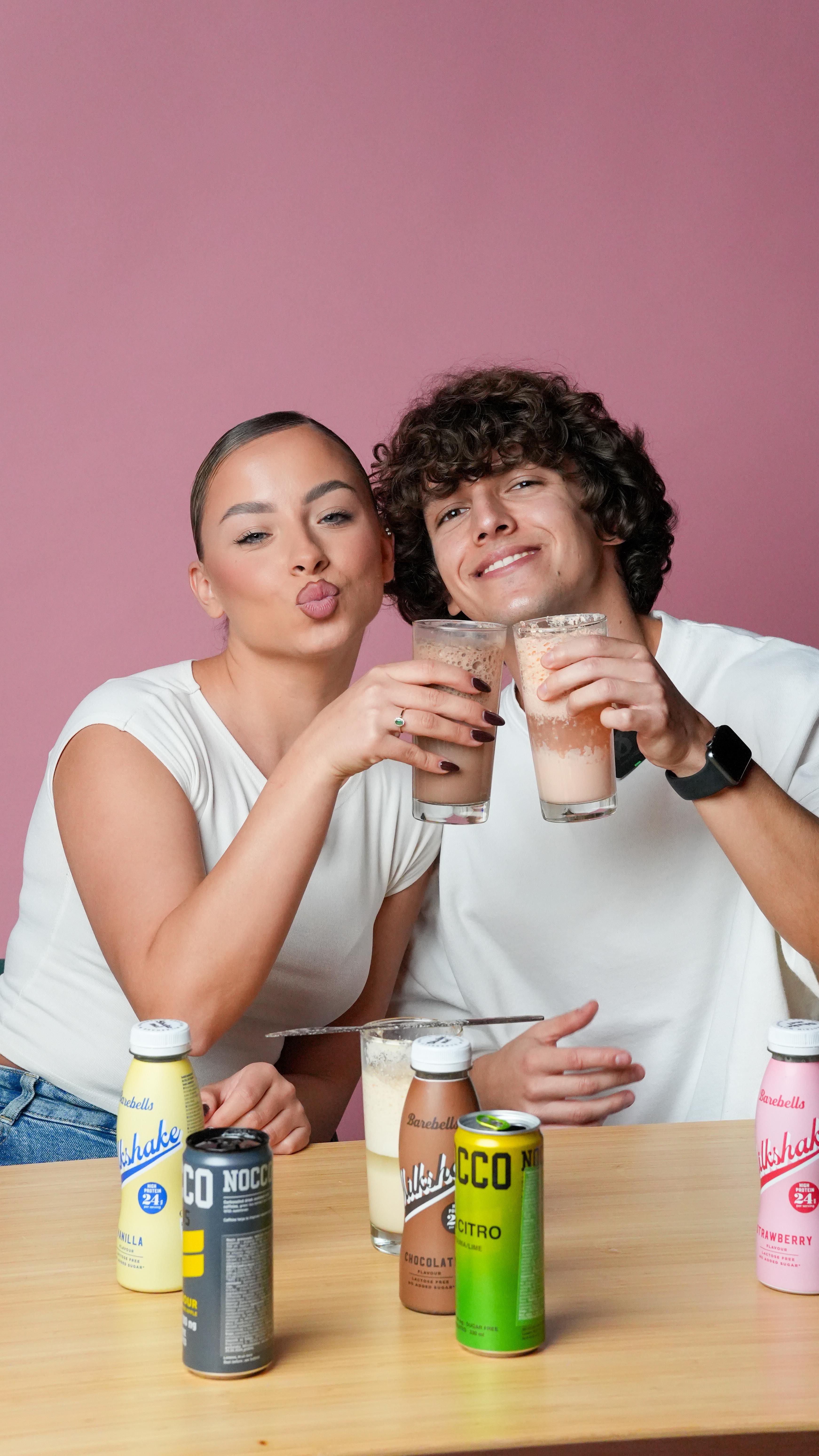 Instagram post by @noccoserbia for Barebells. Caption reads: Ovakav TASTE TEST niko nije probao s i g u r n o....