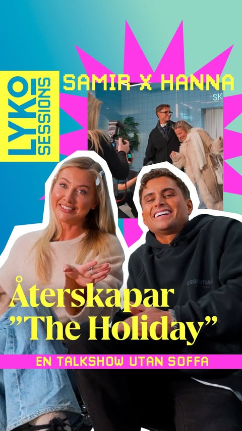 Instagram post by @samirbadrans for Lyko. Caption reads: [...] som Cameron Diaz och Jude Law i The Holiday!....