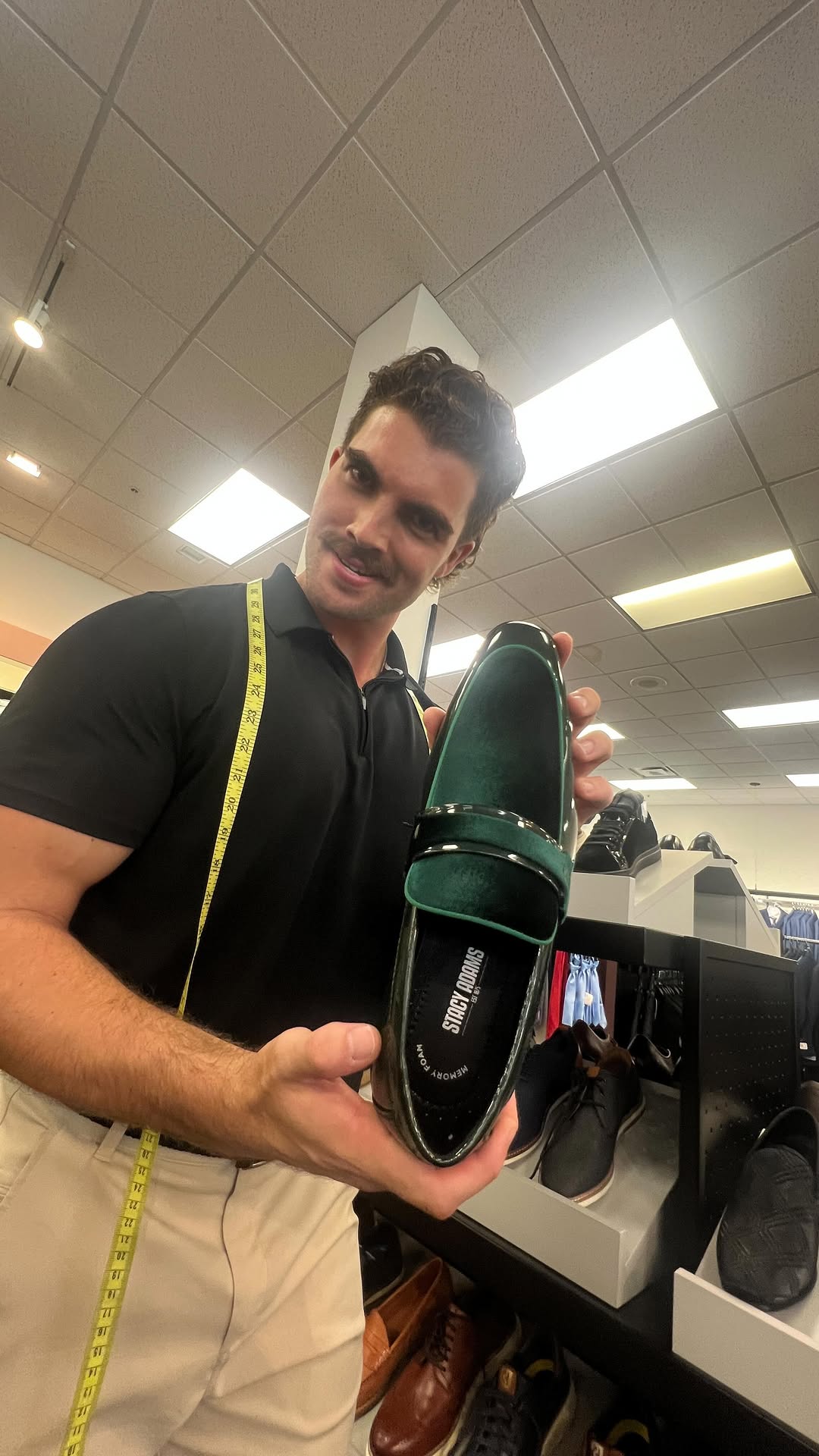 Instagram post by @colejernstedt for Men’s Wearhouse. Caption reads: Gen Z Jim Carey 

#colejernstedt #explorepage....