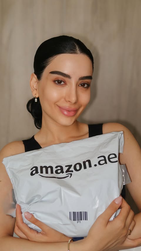 Instagram post by @sha1kiba for Amazon AE. Caption reads: White Friday just got BIG 🤍🔥
Amazon UAE sale:....