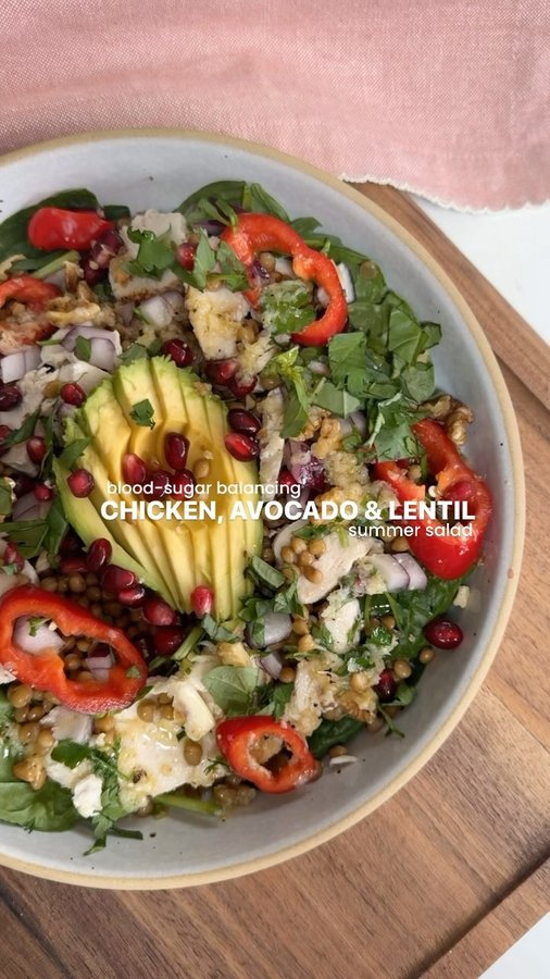 Instagram post by @jess_shand_ for ARTAH. Caption reads: This is the perfect go-to summer salad that tastes....