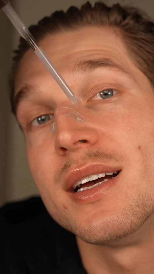 Instagram post by @jamison.lange for Medicube. Caption reads: Winter skin prep series in full effect starting....