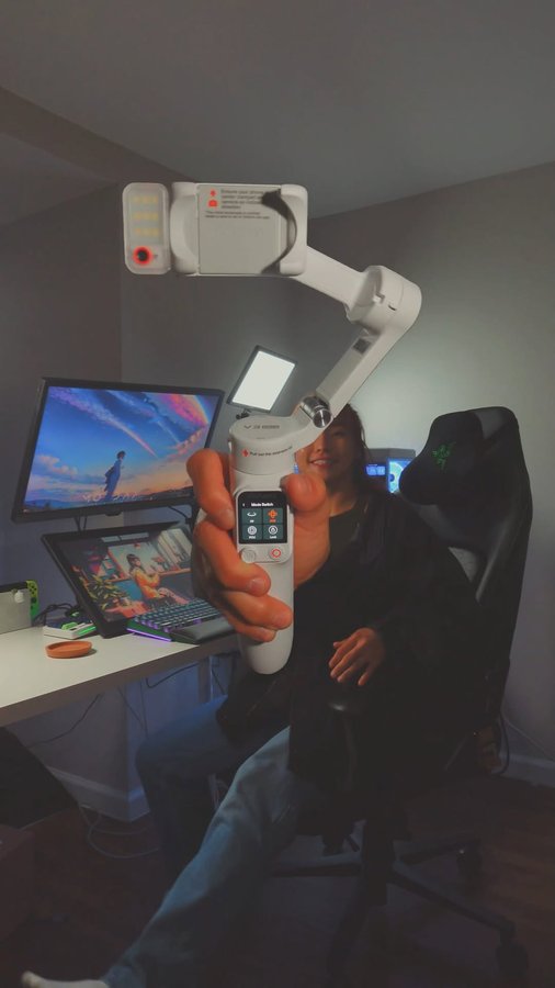 Instagram post by @ryuxrstudio for Hohem. Caption reads: This is All in My Pocket kinda gimbal 👀 

Here’s....